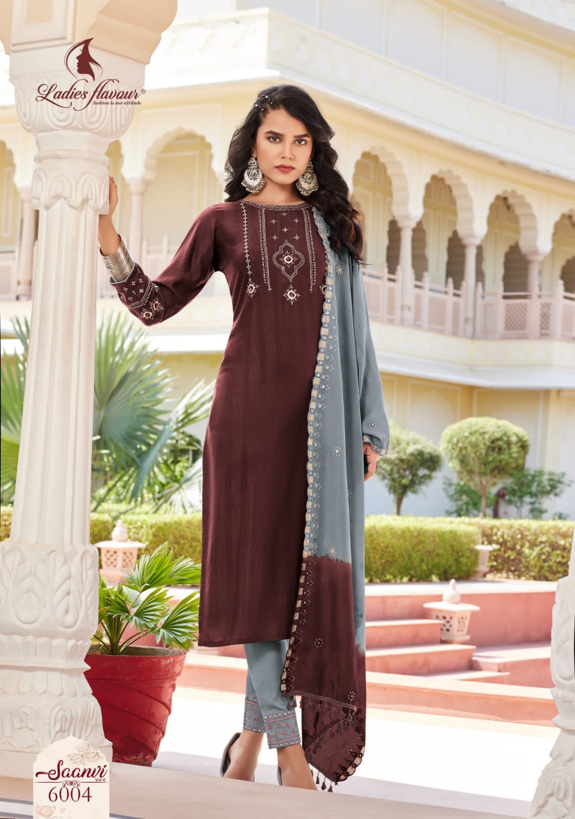 Saanvi vol 6 By Ladies Flavour Readymade Catalog